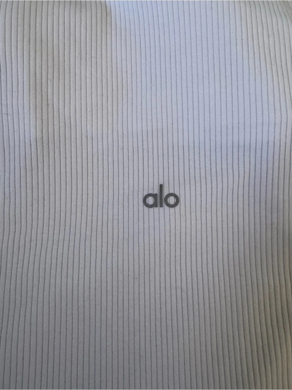 ALO Yoga ribbed tank top with built in bra